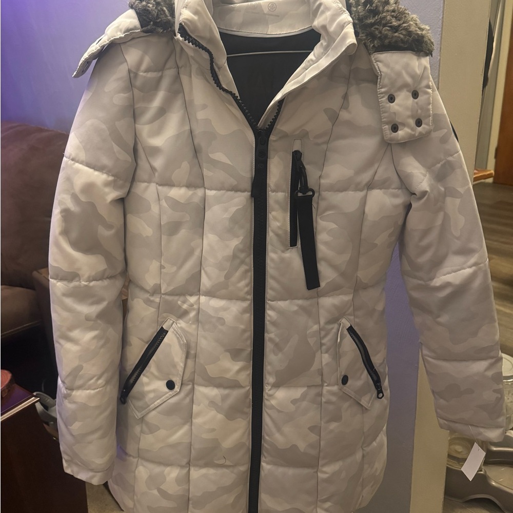Nautica Gray Camouflage Jacket